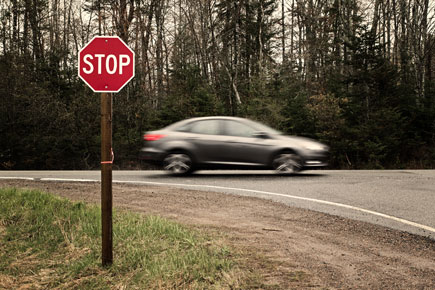 stop sign intersections