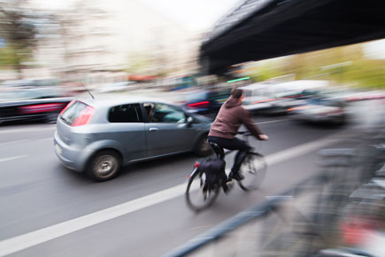 bike and car