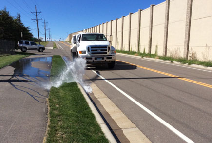 truck turf grass