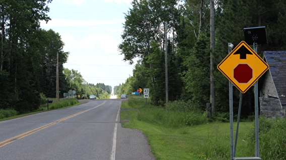 Rural intersection 